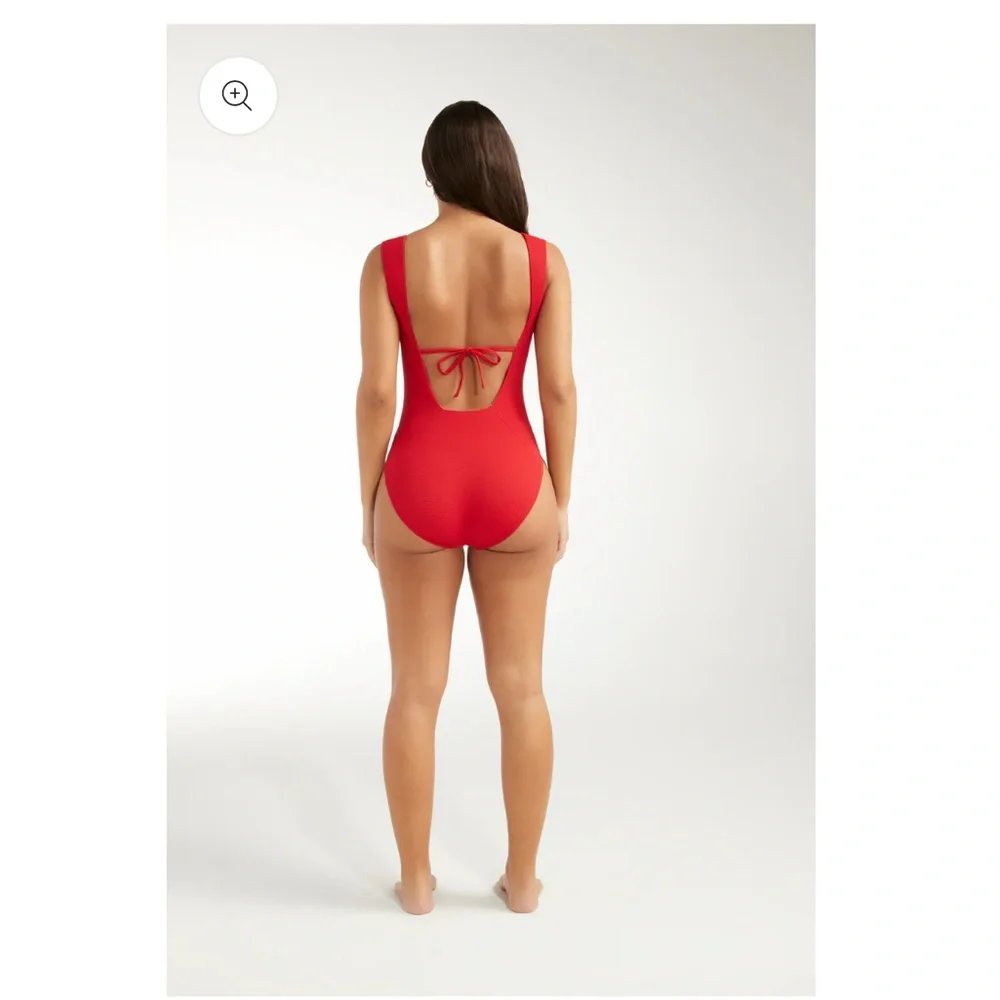 Hermoza Josephine red one piece swimsuit, 10 NWT